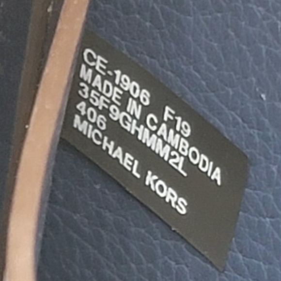 ⚠️LAST 1⚠️ Michael Kors Hamilton MD Crossbody Satchel Blue - Picture 6 of 9